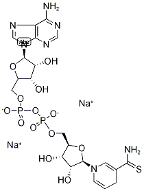 硫代烟酰胺腺嘌呤二核苷酸钠分子式结构图