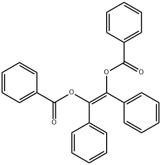 (Z)-Stilbene-α,β-diol α,β-dibenzoate分子式结构图