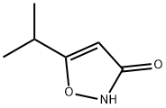 3(2H)-Isoxazolone, 5-(1-Methylethyl)-分子式结构图