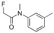 2-Fluoro-N-methyl-N-m-tolylacetamide分子式结构图