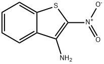 2-硝基苯并[B]噻吩-3-基胺分子式结构图