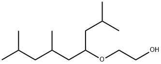 2-[(1-Isobutyl-3,5-dimethylhexyl)oxy]ethanol分子式结构图