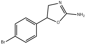 5-(4-Bromophenyl)-4,5-dihydro-1,3-oxazol-2-amine分子式结构图