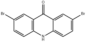 2,7-DIBROMOACRIDONE分子式结构图