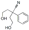 4-羟基-2-(2-羟基乙基)-2-苯基丁腈分子式结构图