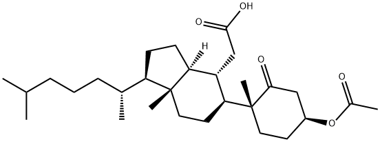 3β-Acetyloxy-5-oxo-5,6-secocholestan-6-oic acid分子式结构图