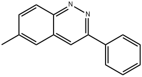 6-Methyl-3-phenylcinnoline分子式结构图