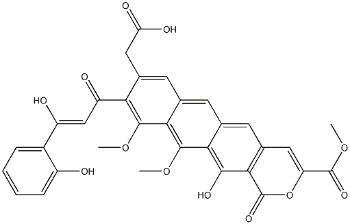 thermorubin分子式结构图