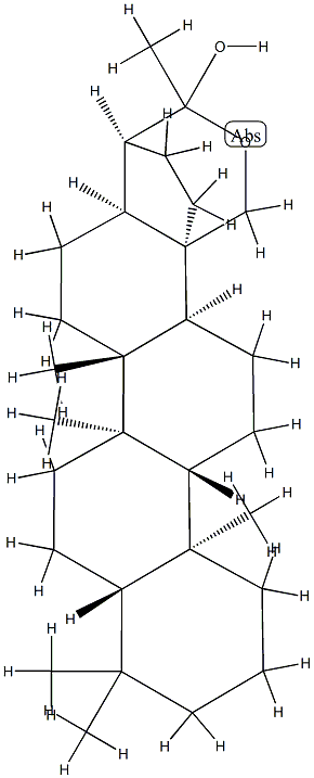 掌叶铁线蕨醇分子式结构图