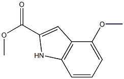 4-甲氧基-1H-2-吲哚甲酸甲酯分子式结构图