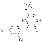 BOC-D-2,4-二氯苯丙氨酸分子式结构图