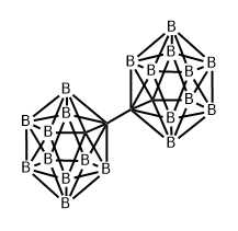 1-{1'.2'-dicarba-closo-dodecarborane-1'-yl}-1.2-dicarba-closo-dodecarborane(12)分子式结构图