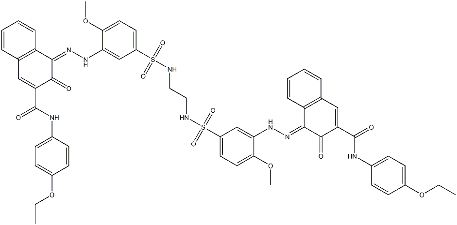 C.I.Pigment Red 164分子式结构图