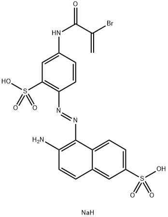 毛用活性橙 PW-G分子式结构图