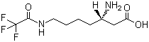 Nε-三氟乙酸-L-赖氨酸分子式结构图