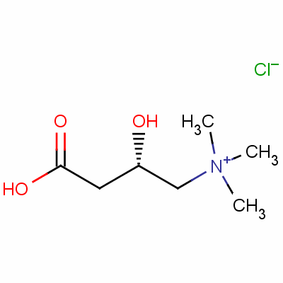 L-肉碱盐酸盐分子式结构图