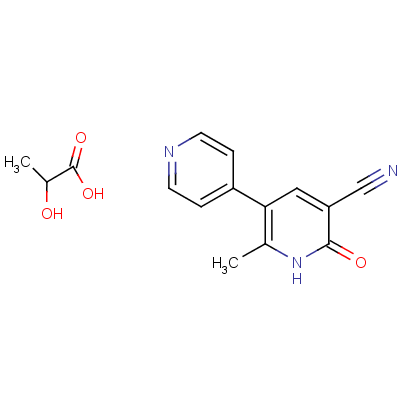 乳酸米力农分子式结构图