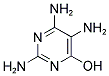 6-羟基-2,4,5-三氨基嘧啶分子式结构图