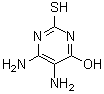 4,5-二氨基-2-硫脲嘧啶分子式结构图