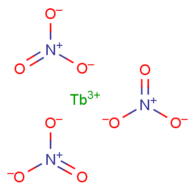 硝酸铽分子式结构图