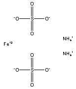 硫酸亚铁铵分子式结构图
