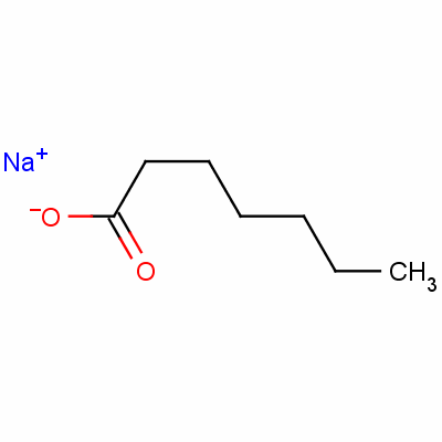 庚酸钠盐分子式结构图