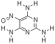 5-亚硝基-2,4,6-三氨基嘧啶分子式结构图