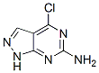 4-氯-1H-吡唑并[3,4-D]嘧啶-6-胺分子式结构图