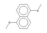 1,5-二甲氧基萘分子式结构图