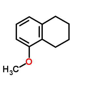 5-甲氧基-1,2,3,4-四氢萘分子式结构图