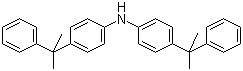 4,4'-双(α,α-二甲基苄基)二苯胺分子式结构图