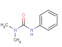 1,1-二甲基-3-苯基脲分子式结构图