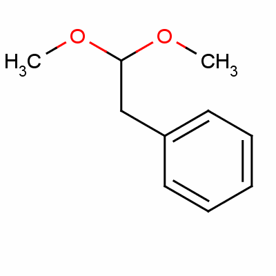 1,1-二甲氧基-2-苯基乙烷分子式结构图