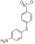 4-氨基-4'-硝基二苯硫醚分子式结构图