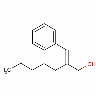 戊基肉桂醇分子式结构图