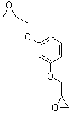 间苯二酚二缩水甘油醚分子式结构图