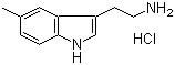 5-甲基色胺盐酸盐分子式结构图