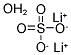 硫酸锂(一水)分子式结构图