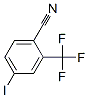 4-碘-2-(三氟甲基)苯腈分子式结构图