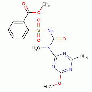 苯磺隆分子式结构图