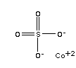 无水硫酸钴分子式结构图