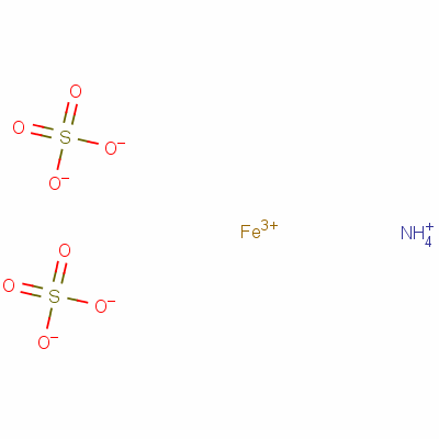 硫酸铁铵分子式结构图