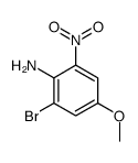 2-溴-4-甲氧基-6-硝基苯胺分子式结构图