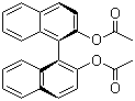 (R)-(-)-联萘酚二乙酸酯分子式结构图