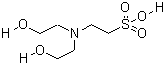 2-(二乙醇胺基)乙磺酸分子式结构图