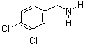 3,4-二氯苄胺分子式结构图