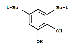 3,5-二叔丁基邻苯二酚分子式结构图