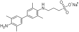 3,3',5,5'-四甲基联苯胺硫酸盐分子式结构图