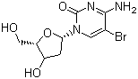 5-溴-2'-脱氧胞苷分子式结构图