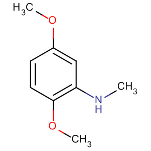 2,5-二甲氧基-N-甲基苯胺分子式结构图